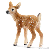 Schleich Miniature Deer Figurine Set -- White-Tailed Buck, Doe, and Fawn